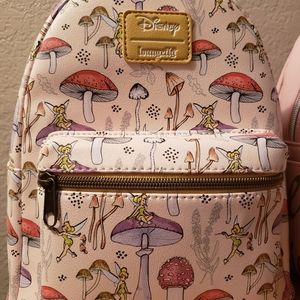 Loungefly Tinkerbell Mushroom Mini Backpack